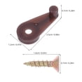 thumbnail image 2 of AURARMLET 150Jgo Clips De Montaje Para Puertas De Gabinete Soportes Para Y En Color Café, 2 of 6