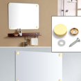 thumbnail image 2 of Practical Furniture Decoration Brass Screw Set Dome Caps 8pcs Hardware, 2 of 7