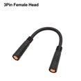 thumbnail image 1 of 2PCS 3Pin Thumb Shifter Conversion Cable M8 Waterproof Connector for E-bike Kit, 1 of 8