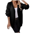 thumbnail image 2 of Deal of the Week Ofreoo Women's Fashion Loose Solid Colors Sweater Long Sleeve Cardigan Sweater Coat Fall Outfits for Women 2024, 2 of 5