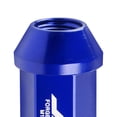 thumbnail image 4 of J2 Engineering LN-T7-020-125-BL J2 Engineering 7075 -T6 Forged Aluminum M12 x 1.25 20Pcs 75mm Height Spiky Cap Lug Nut w/ Adapter Blue, 4 of 6