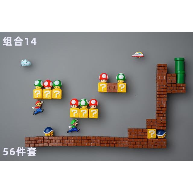 Lindo imán para refrigerador de Super Mario Bros., imán para refrigerador, mensaje adhesivo, juguete para adultos, hombres, niñas y niños, regalo de cumpleaños