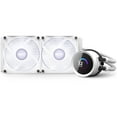 thumbnail image 6 of NZXT Kraken RGB 240mm - RL-KR240-W1- AIO RGB CPU Liquid Cooler - LCD Display - 2 x F120RGB Core Fans Radiator Fans White LGA 1851 / AM5 Compatible, 6 of 9