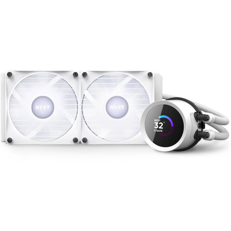 NZXT Kraken RGB 240mm CPU Water Cooler - LCD, 2 x F120RGB