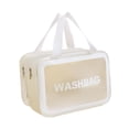 thumbnail image 4 of Neceser de viaje, neceser organizador para mujer, bolsa de maquillaje con separación y húmedo, estuche de cosméticos para juegos de deportes, 4 of 10
