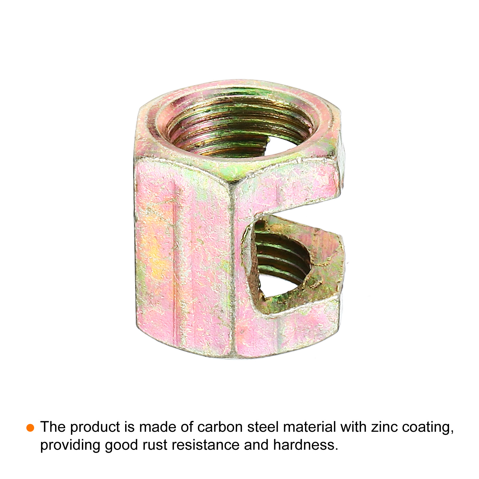 PATIKIL 15 Pack 1/8IP Hex Coupling Nut – Female Thread Connector, 10mm Hex Sleeve For Lamp Repair & DIY Projects