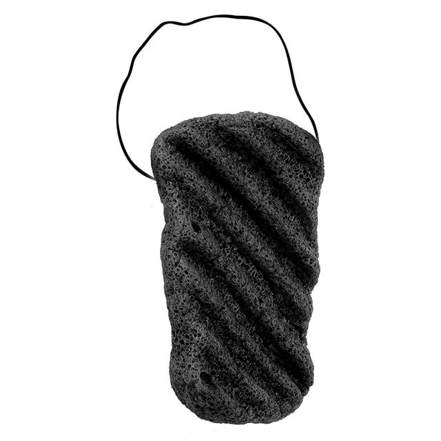 Esponjas Konjac de gran tamaño para el cuidado facial y corporal, de onda larga, naturales, secas, n.° 2