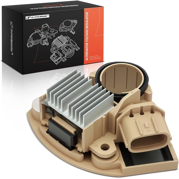 A-Premium Alternator Voltage Regulator Compatible with Nissan Sentra 2007-2010, Versa 2007-2011, Murano 2016, Pathfinder 2017-2019, Maxima 2019, NV200 2013-2014 & Infiniti QX60 2017-2019, 14V