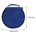 thumbnail image 2 of LEORX 1Pcs Blue Rectangular CD Storage Bag Oxford Cloth Dustproof Waterproof for Car Home Travel Daily Use, 2 of 7