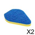 thumbnail image 1 of 2x Accesorios para Cepillos de Limpieza Cepillo de Fregado de Cerdas Rígidas Reemplazo Eliminado Rotación de 180 degree para Cepillo Triangular Ducha Bañer Macarena Cepillo de limpieza, 1 of 8