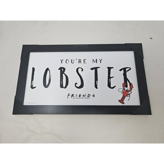 Friends "You're My Lobster" Wood Art