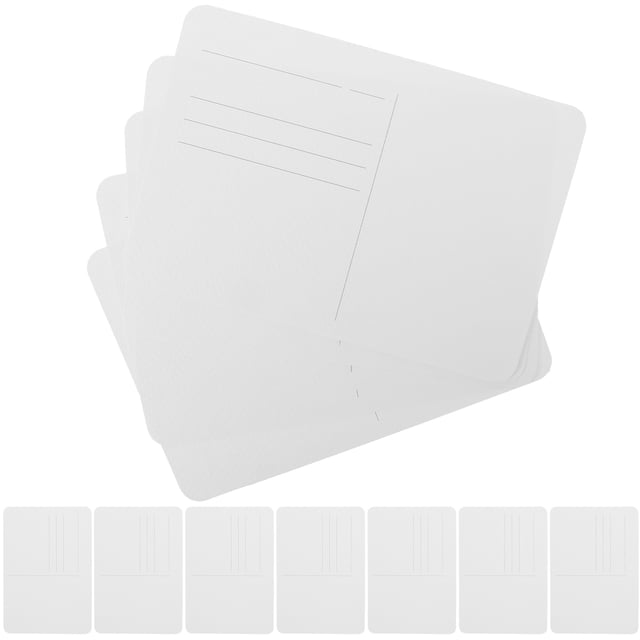 KALLORY 12Pcs Blank White Watercolor Cards for DIY Painting Greeting Note Multi Function Memo Cards
