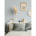 thumbnail image 3 of NuWallpaper Indigo Holden Vinyl Peel And Stick Wallpaper, 216-in by 20.5-in, 30.75 sq. ft., 3 of 7