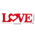 thumbnail image 3 of Wood Love Sign Valentine's Day Home Decor for Table Mantel Shelf,Free Standing Cutout Block Letter Centerpiece for Valentine's Day Gifts,Wedding,Room Decoration(White,12.8 Inch), 3 of 3