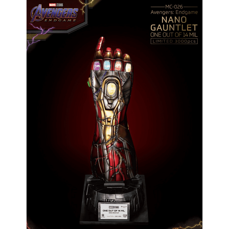 Avengers Endgame Marvel Legends Series Gant électronique articulé Gant de  Puissance ( Nano Gauntlet ) 49 cm