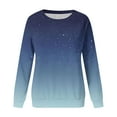 thumbnail image 5 of Dyegold Sweatshirts for Teen Girls Womens Long Sleeve Crew Neck Ombre Pullover Tops Hoodies Casual Loose Gradient Sweaters T Shirts, 5 of 5
