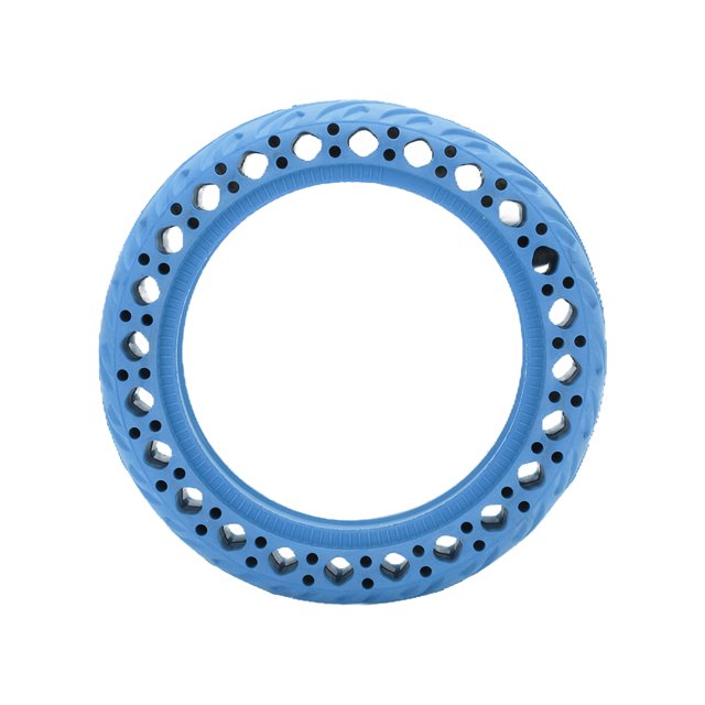 Neumático de amortiguación para patinete eléctrico 8,5x2,0, neumático sólido de goma duradero para Xiaomi M365 ProBlue