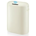 thumbnail image 4 of Touchless Motion Detector Trash Can - 13 Gallon Slim Kitchen Garbage Bin with Soft-Close Lid, Automatic Hands-Free Operation, for Kitchen, Bathroom, Office - Light Beige, One Size, 4 of 7