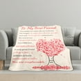 thumbnail image 3 of White Flannel Blanket With Heart Design For Friends Friendship Gift Symbol Of Love And Blessings Soft Warm Comfortable Fleece Blanket Suitable For Sof, 3 of 9