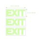 thumbnail image 2 of IDEANATEGRATE 3Ud Etiquetas Exit Nocturnas De Pet Para Y Señalización De, 2 of 8
