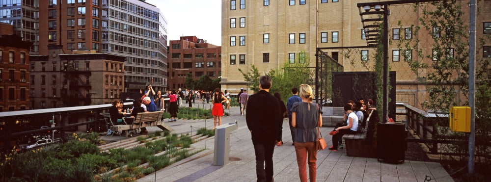 Tourists In A Park