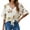 Autre, variante sur Chemise à Manches Mi-Longues Évasées Imprimée Florale pour Femmes