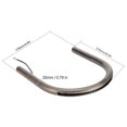 thumbnail image 1 of Rear Seat Loop Tail Hoop Frame for Cafe Racer Style Flat Pipe Tube Fit for Honda with Brake Turn Signal Light175mm, 1 of 3