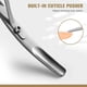 thumbnail image 3 of Cortadora y empujador de cutículas FERYES 2 en 1 profesional plateado, 3 of 7