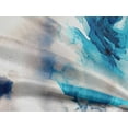 thumbnail image 5 of oneOone Rayon Medium Blue Fabric Watercolor Craft Projects Decor Fabric Printed By The Yard 56 Inch Wide, 5 of 5
