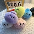 thumbnail image 4 of CaiYueKe Steamed Bun Plush Keychain Squishy Stress Relief Toy Cute Kawaii Bao Soft Fidget Sensory Food Themed Anxiety Gift Accessory Squeeze Velvet Velvety, 4 of 5