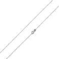 thumbnail image 2 of .925 Sterling Silver 1mm Cable Chain Necklace, 16” to 30”, Women, Girls, Unisex, 2 of 4