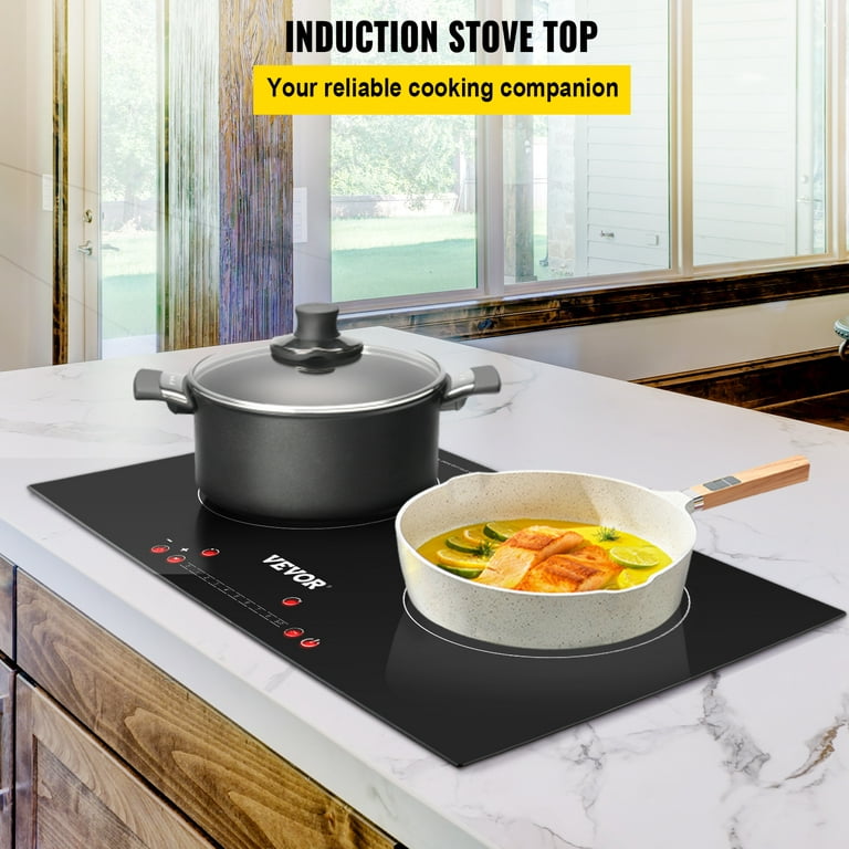 Cheftop Induction 2 Burner Cooktop - Portable 120V Digital Ceramic