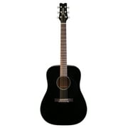 Jasmine JD39 Dreadnought Acoustic/Electric Guitar Gloss Black Finish