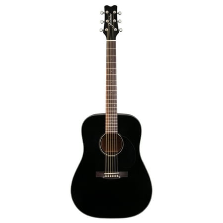 Jasmine JD39 Dreadnought Acoustic/Electric Guitar Gloss Black Finish