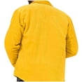 thumbnail image 4 of IYTR Men's Corduroy Jacket Button Up Long Sleeve Shirt Winter Warm Outwear Thick Solid Color Overcoat Outdoor Jacket Yellow M, 4 of 6