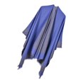 thumbnail image 4 of Chaqueta de punto gruesa BLESIY poncho abierto Abrigo cálido para mujer azul, 4 of 7