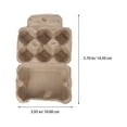 thumbnail image 4 of 10pcs 6 Cups Paper Egg Tray Egg Dispenser Egg Storage Container for Fridge, 4 of 4