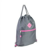 Eastsport Drawstring Sling, Gray/Pink