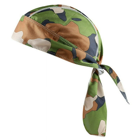 Quick Dry Scarf Pure Cycling Cap Summer Men Running Riding Bandana Headscarf Pirate Hat Hood Headband Camouflage