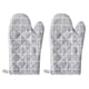 thumbnail image 1 of Xihbxyly Artículos en liquidación en oferta 2 guantes para horno, guantes para parrilla, guantes de cocina resbaladizos para cocinar, hornear y asar a la parrilla, 1 of 5