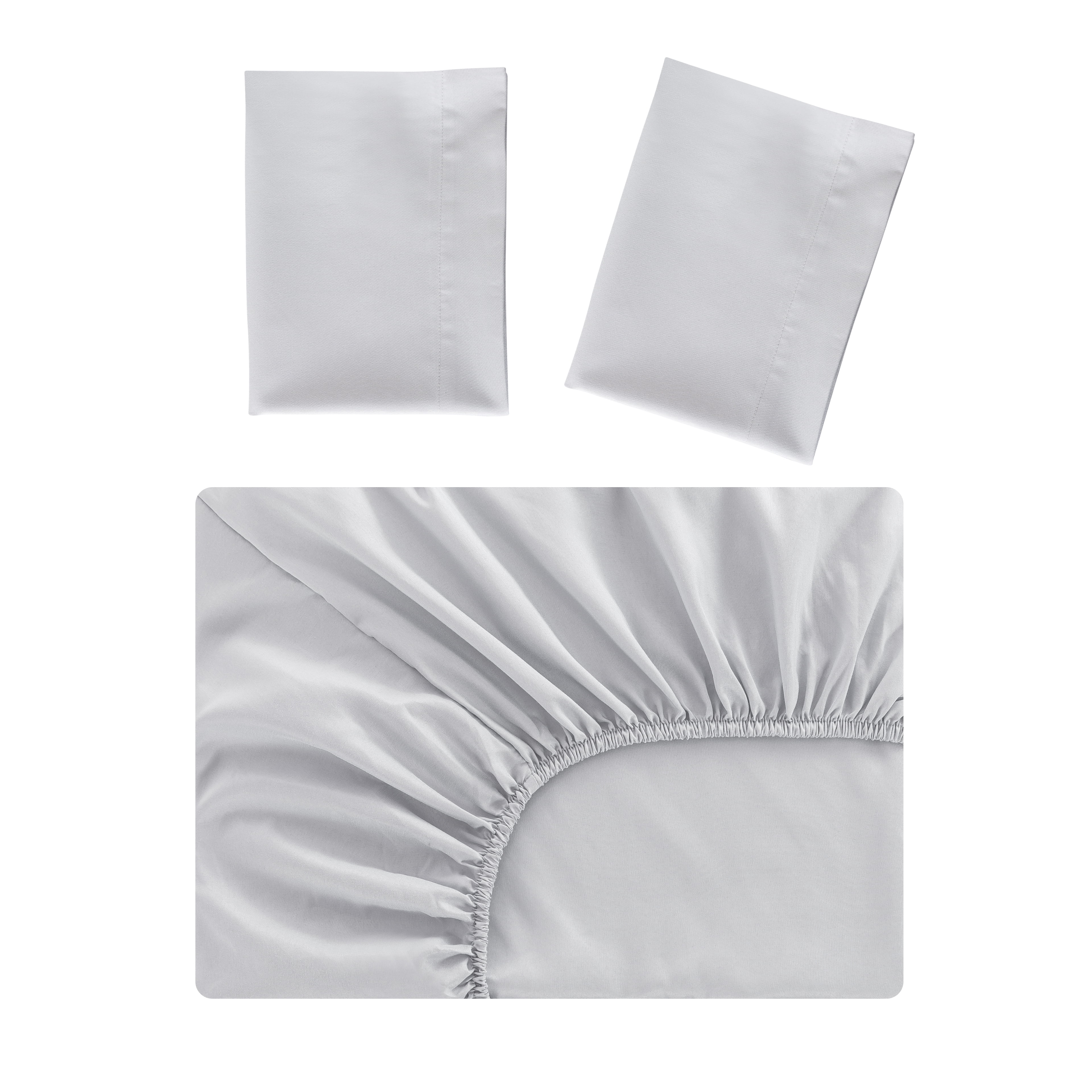 Mainstays Black & White Geometric 5 Piece Bed in a Bag Comforter Set with Sheets and Plush Throw, Queen