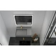 thumbnail image 6 of Amazon 30" Black Wood Floating Vanity with Gray Top and Gold Trim, 6 of 10