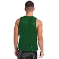 thumbnail image 4 of Chaleco de malla transparente para hombre, chaleco transparente con diamantes de imitación brillantes, camiseta sin mangas, Top Sexy para culturismo muscular, gimnasio y Fitness, 4 of 5