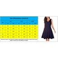 thumbnail image 5 of KaLI_store Floral Dress for Women Casual Summer Dress for Women Swing Sundress Wrap V Neck Polka Dot Print Ruffle Short Sleeve Mini Floral Dress Navy,XL, 5 of 5