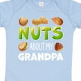 thumbnail image 4 of Inktastic Nuts About My Grandpa Peanut, Almond, Pistachio Boys or Girls Baby Bodysuit, 4 of 5
