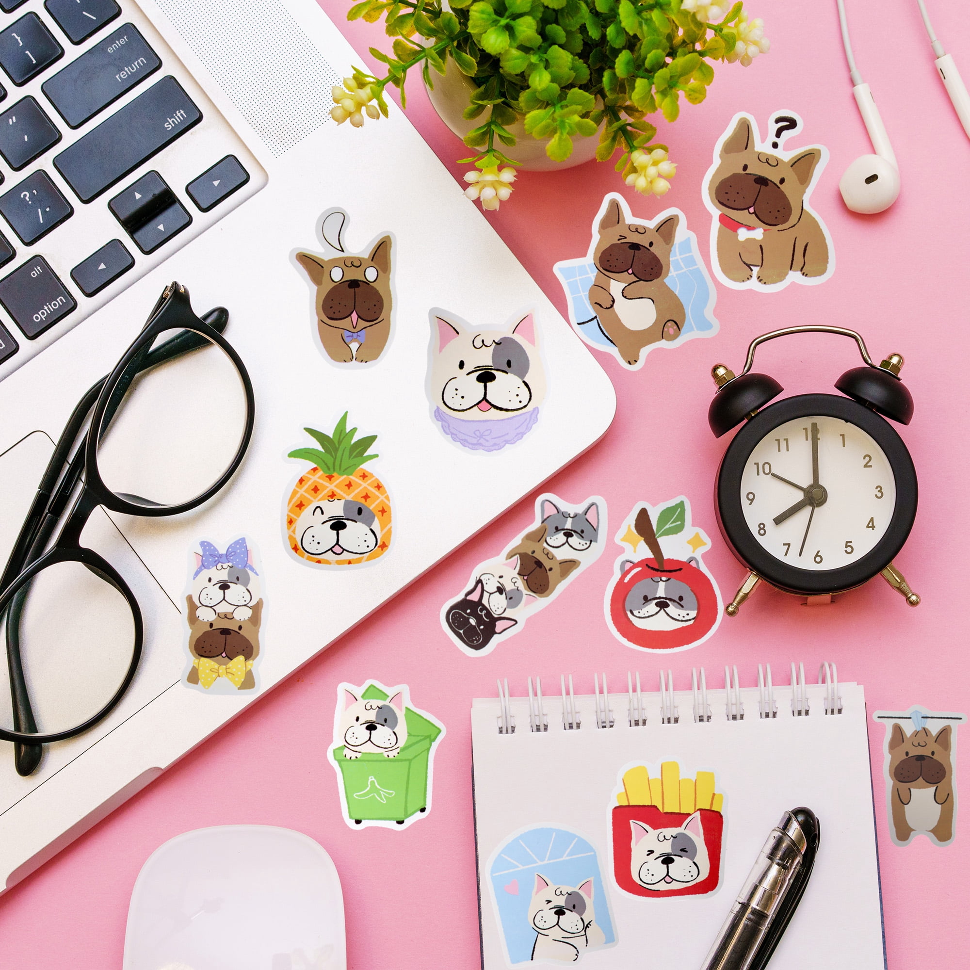 Unique Bargains Waterproof Reading Stickers for Laptop Water Bottle Graffiti Animal