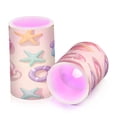 thumbnail image 7 of Yayeee Flameless Candles with Remote Flickering Battery Operated Multi Color Changing, Beach Toys Pattern, 7 of 7