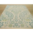 thumbnail image 3 of EORC T116GN Hand Tufted wool Jain Rug, 7'9 x 9'9, Ivory, 3 of 3