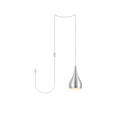 thumbnail image 1 of Living District LDPG2001BN Nora 1 Light Plug-In Pendant, Burnished Nickel, 1 of 4