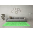 thumbnail image 3 of Ahgly Company Indoor Rectangle Abstract Emerald Green Modern Area Rugs, 3' x 5', 3 of 4